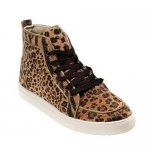 Christian Louboutin Leopard Hi-Top Sneakers CL08029