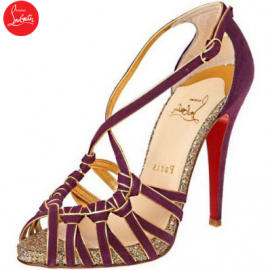 Christian Louboutin 8 Mignons Sandals Purple