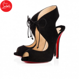 Christian Louboutin Allegra 120mm Black Suede Women High Platfor
