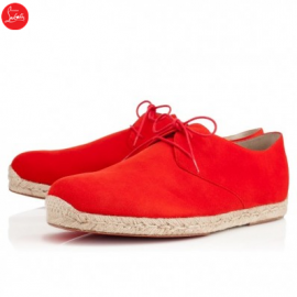 Christian Louboutin salvador flat Corazon Suede Mens Espadrilles