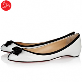 Christian Louboutin Balinodono Patent Leather Ballet Flats