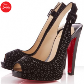 Christian Louboutin Aicha 120mm Slingbacks Black