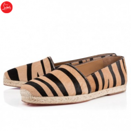 Christian Louboutin Alentoro Flat Dune Pikao Printed Pony Mens E