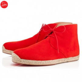 Christian Louboutin cadaques flat Corazon Suede Mens Espadrilles