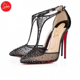 Christian Louboutin salopatina Hematite 120mm Strass Womens Spec