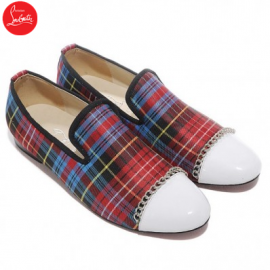Christian Louboutin Rollergirl Loafers Red