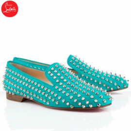 Christian Louboutin Rolling Spikes Loafers Caraibes